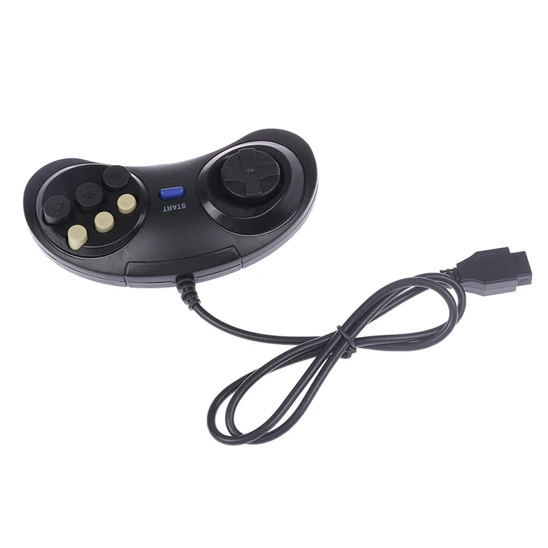 1 pc Classic Wired 6 Buttons Joypad Handle Game Controller For SEGA MD2 Mega Drive Gaming Accessories