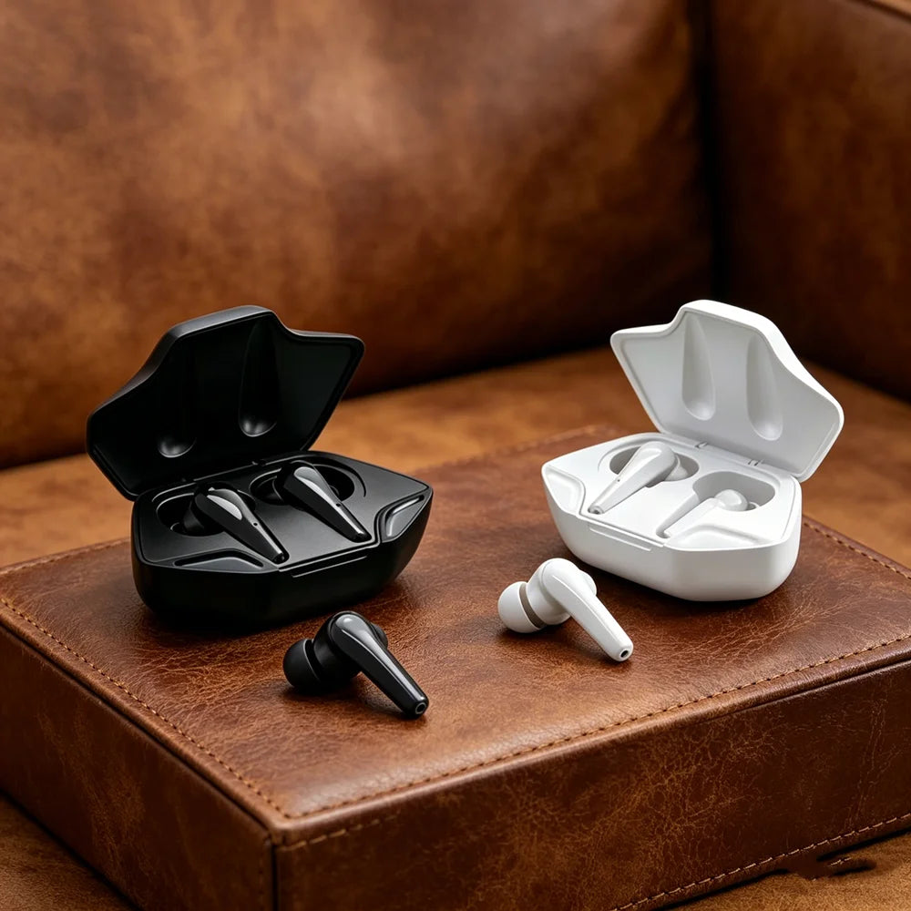 Wireless bluetooth Headset TWS 5.3 Stereo Earbuds Low Latency Earphones Bluetooth With Mic for smartphones