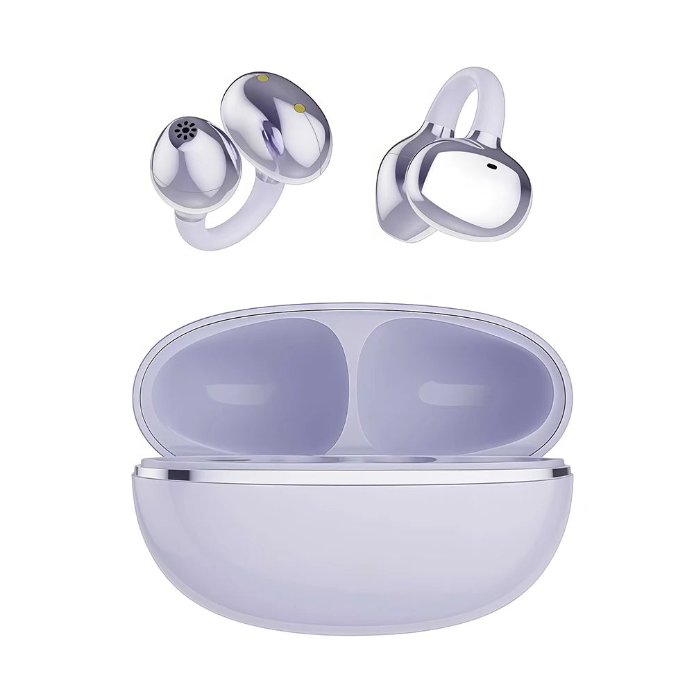 Wireless Open Ear Earclip ENC Earphones Bluetooth 5.3 HD Call Touch Earphones Suitable For All Smartphones